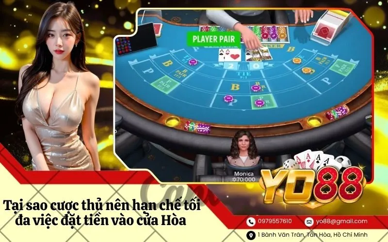 Tại sao cược thủ nên hạn chế tối đa việc đặt tiền vào cửa Hòa (Tie)