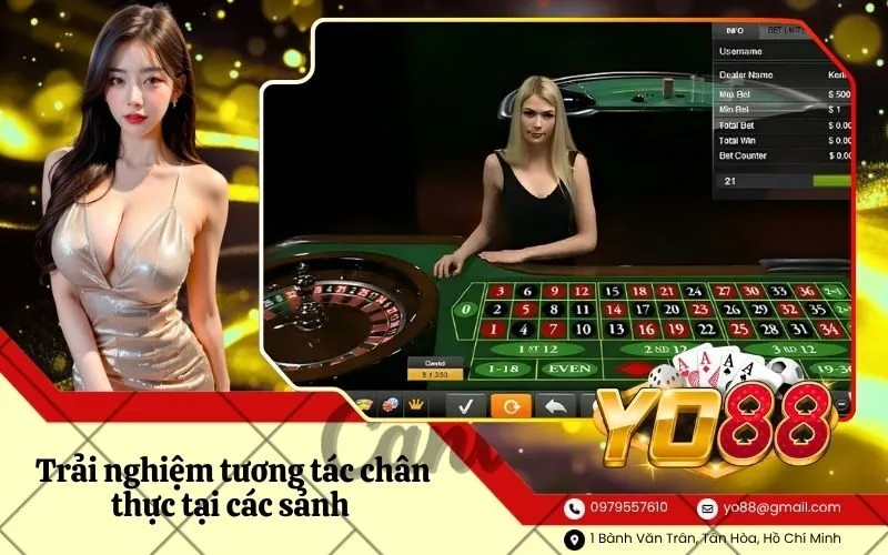 Trải nghiệm tương tác chân thực tại các sảnh phát sóng trực tiếp
